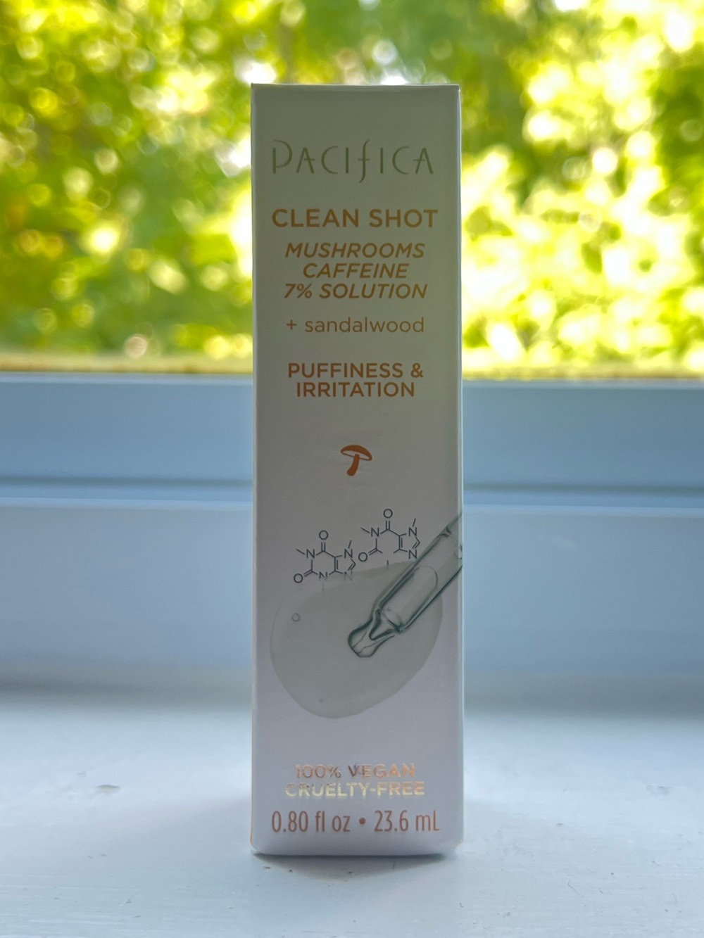 Pacifica Clean Shot Mushroom + Caffeine Spot Treatment — White, Gold